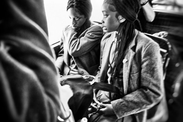 Judging by the uniforms, they were students at the prestigious Eton college. They looked tired and bored. I rode with them for maybe ten stops, I could have sworn they never said a word.